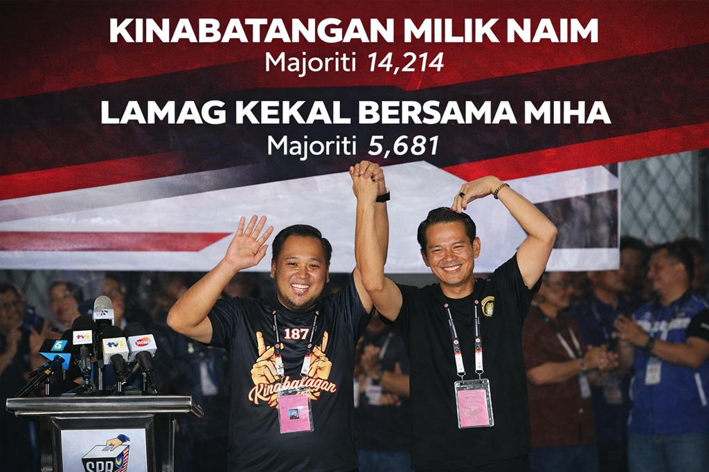 BN Pertahan Kinabatangan dan Lamag dengan Majoriti Besar